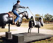 Slick-Stick with Sawhorse